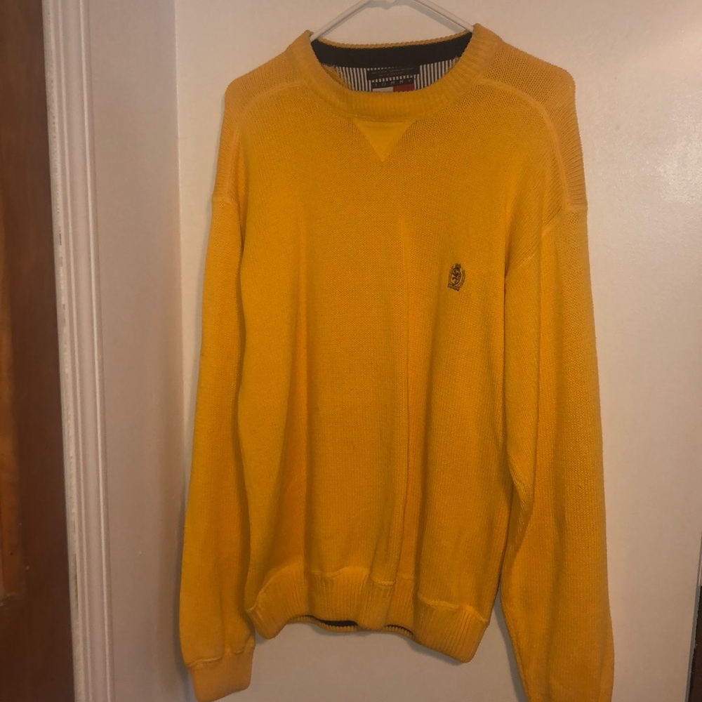 Tommy Hilfiger yellow sweater